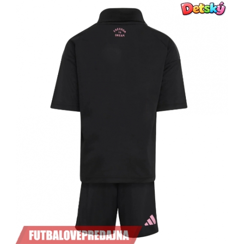 Lacne Dětský Futbalové dres Inter Miami 2026-27 Krátky Rukáv - Preč (+ trenírky)